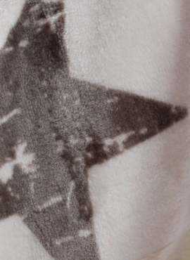 Timeless Warmth Blanket with Gold and Black Stars