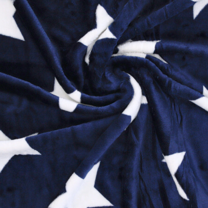 Sky Blue Timeless Warmth Blanket – Nighttime Stars