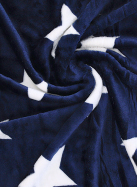 Sky Blue Timeless Warmth Blanket – Nighttime Stars