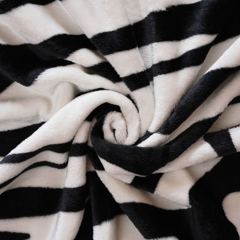 Breezy Comfort Blanket with Zebra Print
